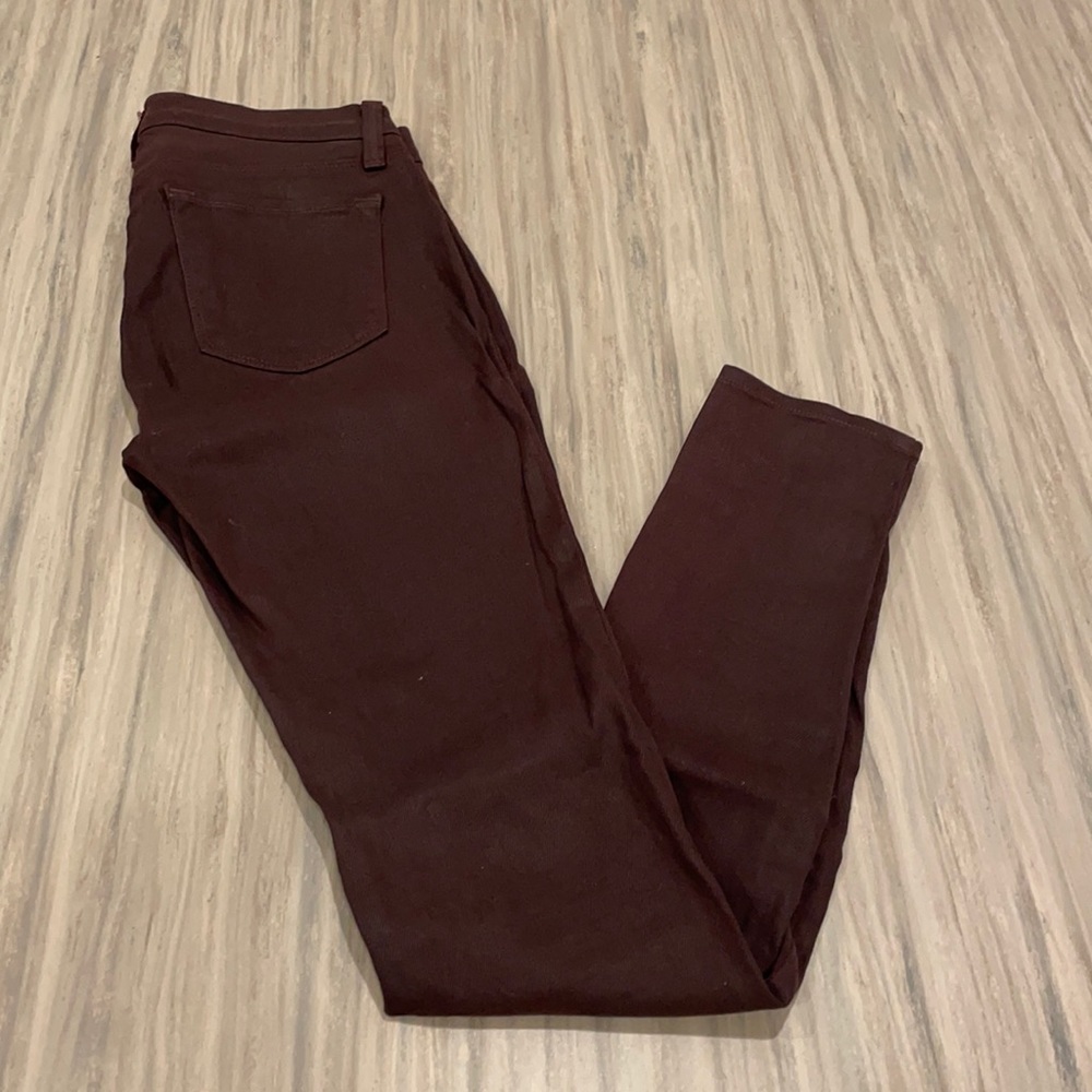 Women’s J Brand coated skinny jeans, size 26